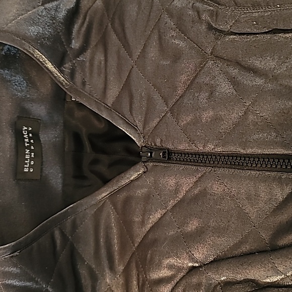 Ellen Tracy Zipper Front Vest - Picture 8 of 10